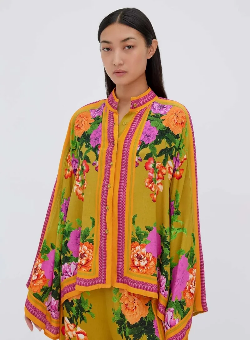 Raishma Alisa Green Shirt