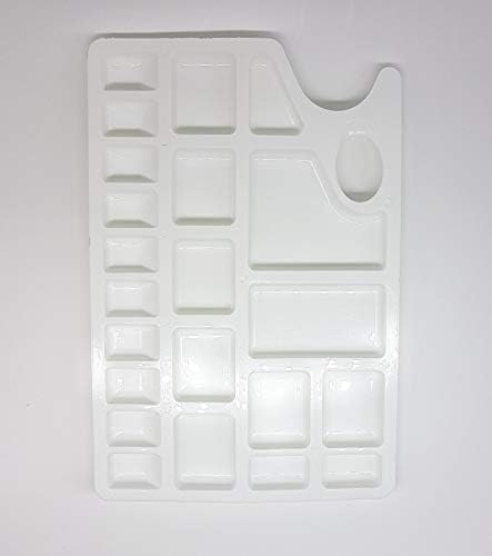 NTGS Big Rectangle Shape Colour Mixing Palette/Tray for Artist/Students (Pack of 1) - Image 3