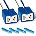 Mosleyz H7 Connector Female Ceramic Pigtail Plug for LED Pigtail Socket Wiring Harness Pack of 2 - Image 2