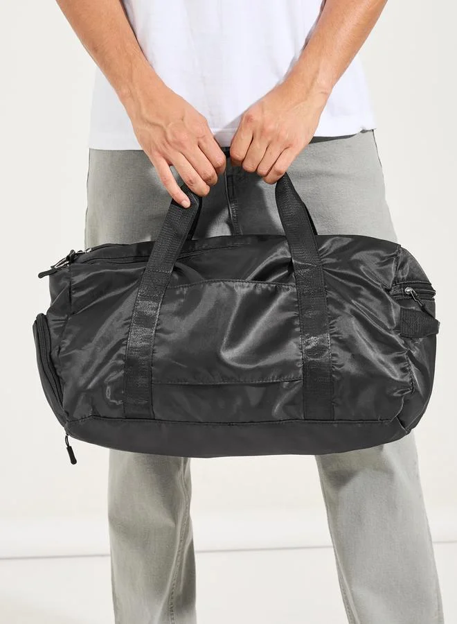 Styli Solid Sports Bag with Double Handle