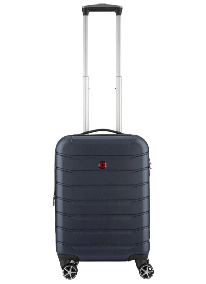Wenger Vaiana 56 Cm Medium 4 Double Wheeled Hardside Expandable Check-In Luggage Trolley - Navy Blue - Image 1
