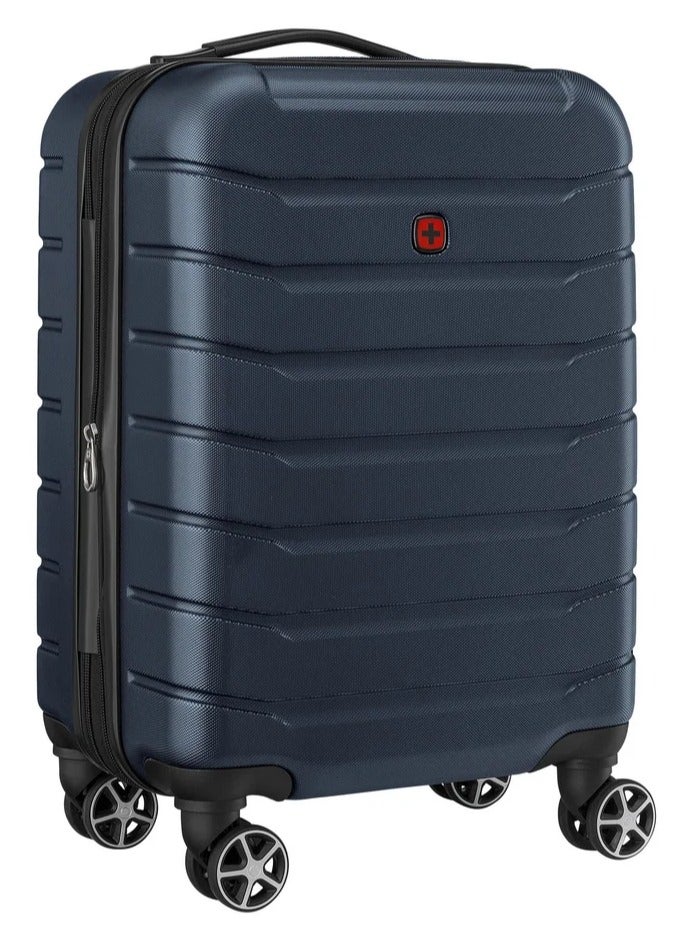 Wenger Vaiana 56 Cm Medium 4 Double Wheeled Hardside Expandable Check-In Luggage Trolley - Navy Blue - Image 3