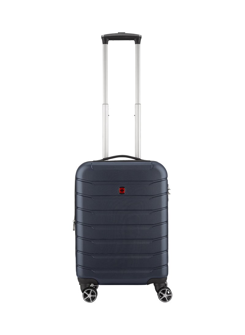 Wenger - Vaiana Carry-On Hardside Expandable 56cm Cabin Luggage Trolley Black Navy Blue - 612354 - Image 1