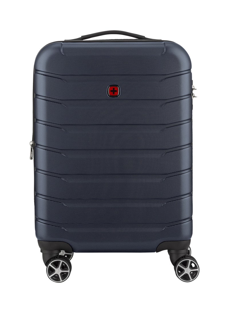 Wenger - Vaiana Carry-On Hardside Expandable 56cm Cabin Luggage Trolley Black Navy Blue - 612354 - Image 1