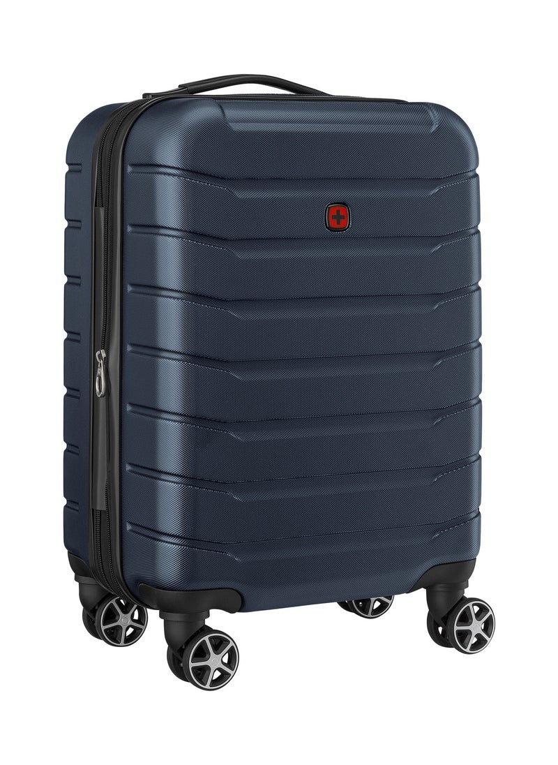 Wenger - Vaiana Carry-On Hardside Expandable 56cm Cabin Luggage Trolley Black Navy Blue - 612354 - Image 1