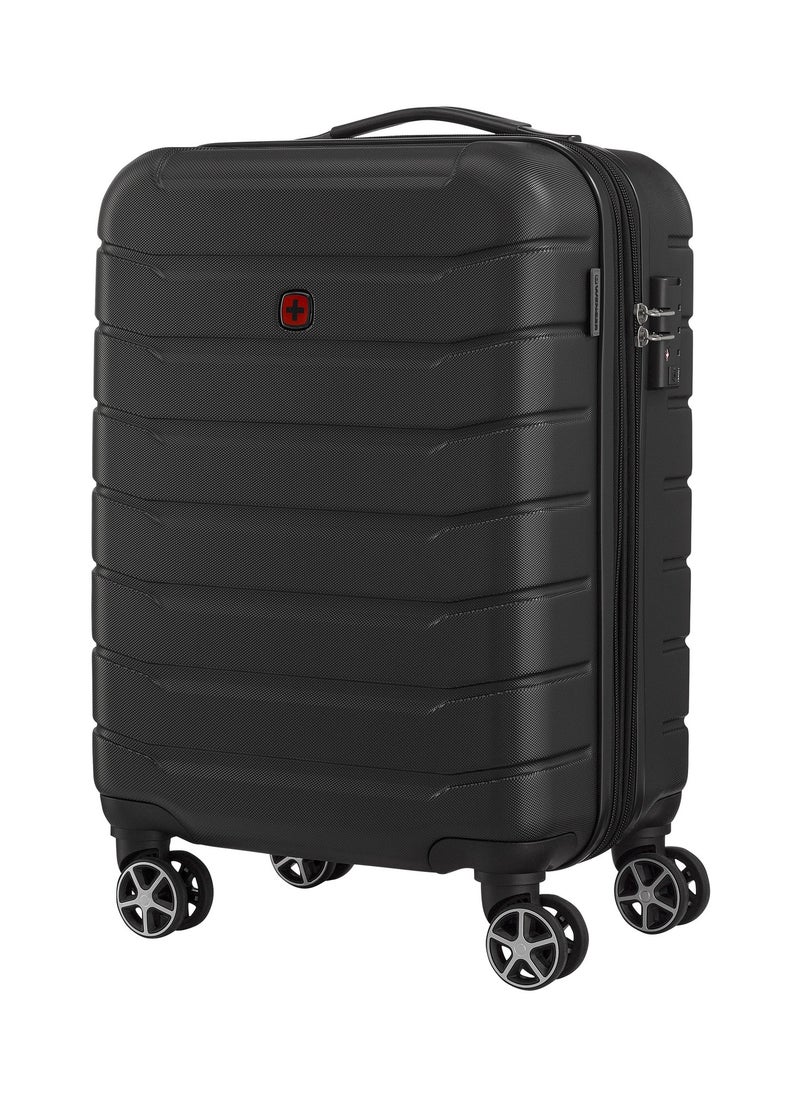 Wenger - Vaiana Carry-On Hardside Expandable 56cm Cabin Luggage Trolley Black Navy Blue - 612354 - Image 1