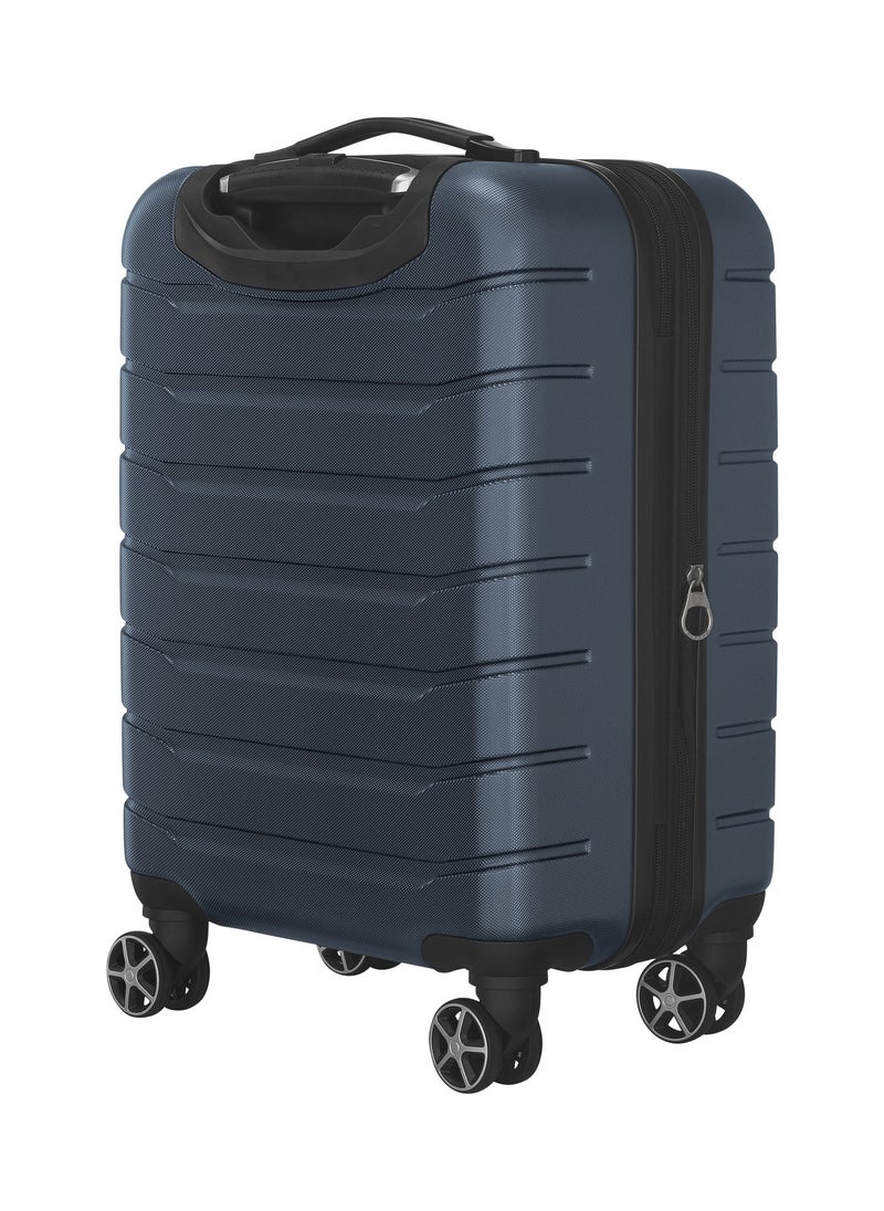 Wenger - Vaiana Carry-On Hardside Expandable 56cm Cabin Luggage Trolley Black Navy Blue - 612354 - Image 1