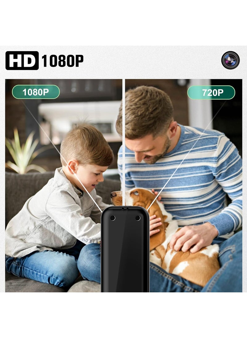 TECHNOVIEW TECHNOVIEW 1080p Pocket Camera Full HD Video Recording with Audio Portable Cam with Free 32Gb Sd Card Included Secret Camera for Home Security No WiFi Needed IndoorOutdoor Surveillance Camera  - Image 3