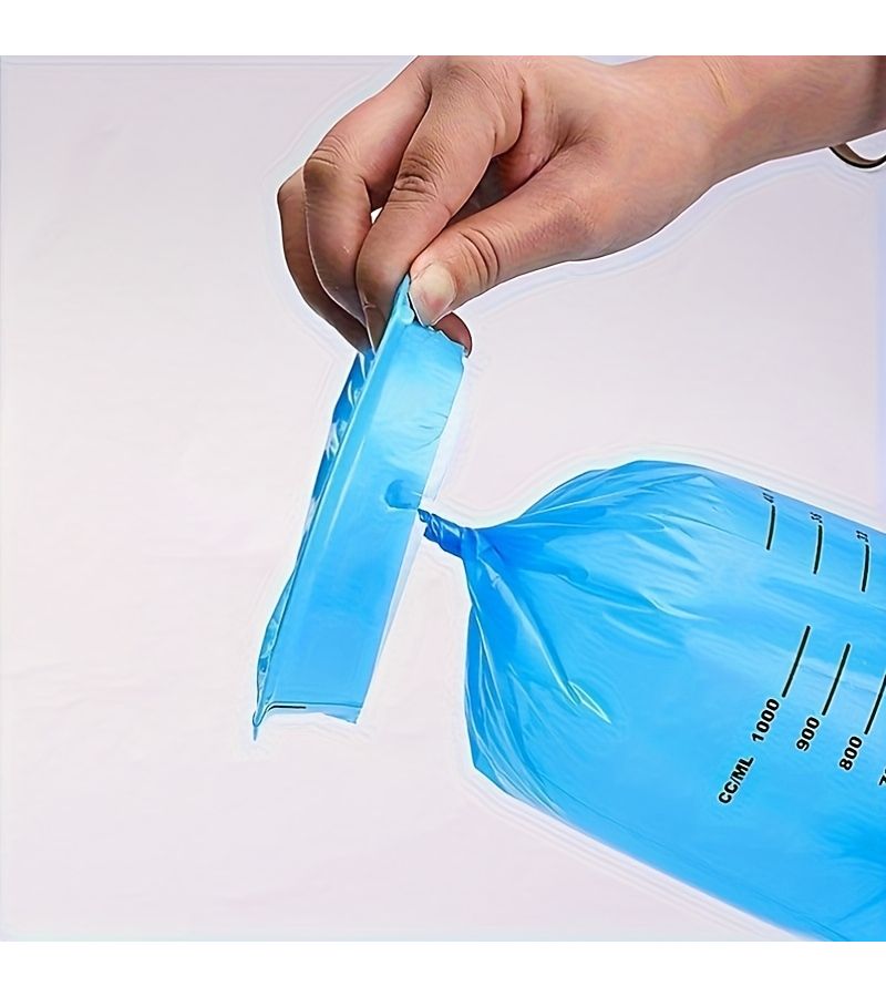 25 Pieces Disposable Vomit Bags Leak Proof Odorless Easy Open Design for Travel Car Sickness Pregnancy Made of High Quality Durable PE Material - Image 3