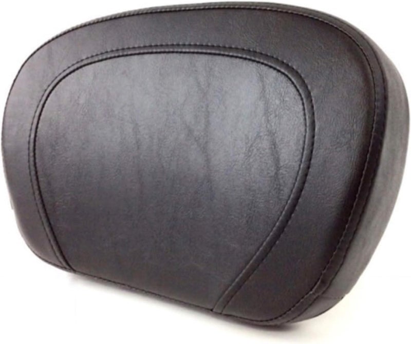 Sissy Bar Backrest Passenger Pad with Top Stitch Oval Pattern for Harley Touring 1994-2020