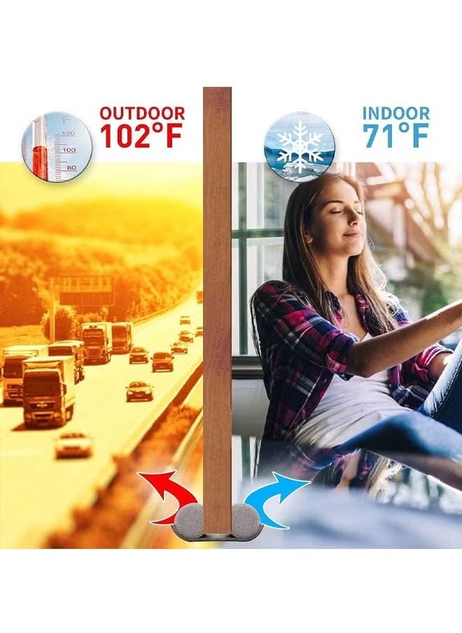 Door Window Frame Seal Weatherstrip Draft Noise Reduction Acoustic Foam Plugs For Sliding Doors Window And Wardrobe 95cm Adjustable