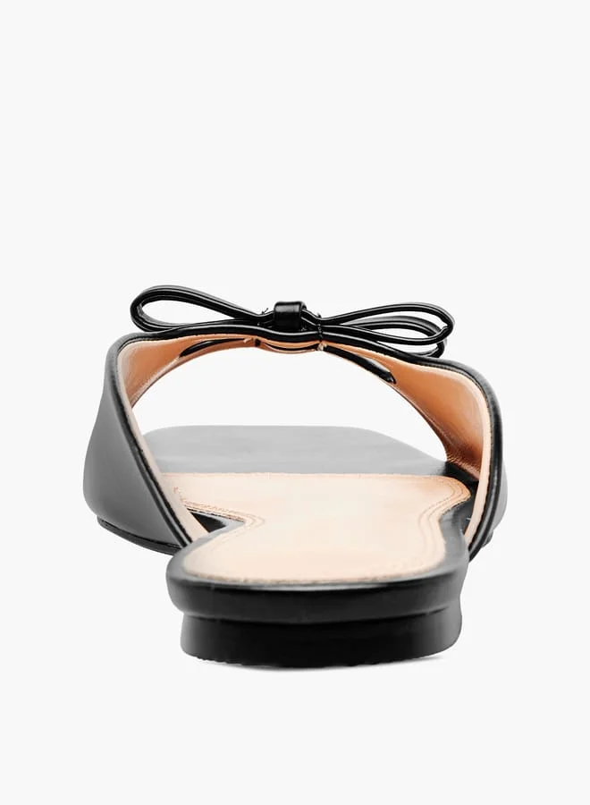 Celeste Womens Solid Slip-On Slide Sandals