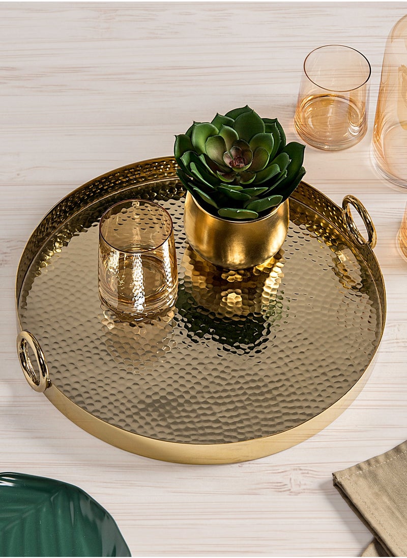 Dallaty - Serving Tray Gold 36x36x6.5 cm - Image 1
