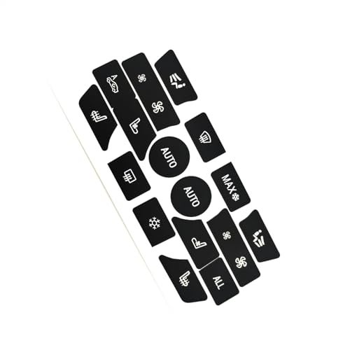 AtticZone AC Button Stickers Dash Panel Control Repair Decals Compatible with BMW 7 Series 2009-2014, 6 Series 2011-2019 - Image 3