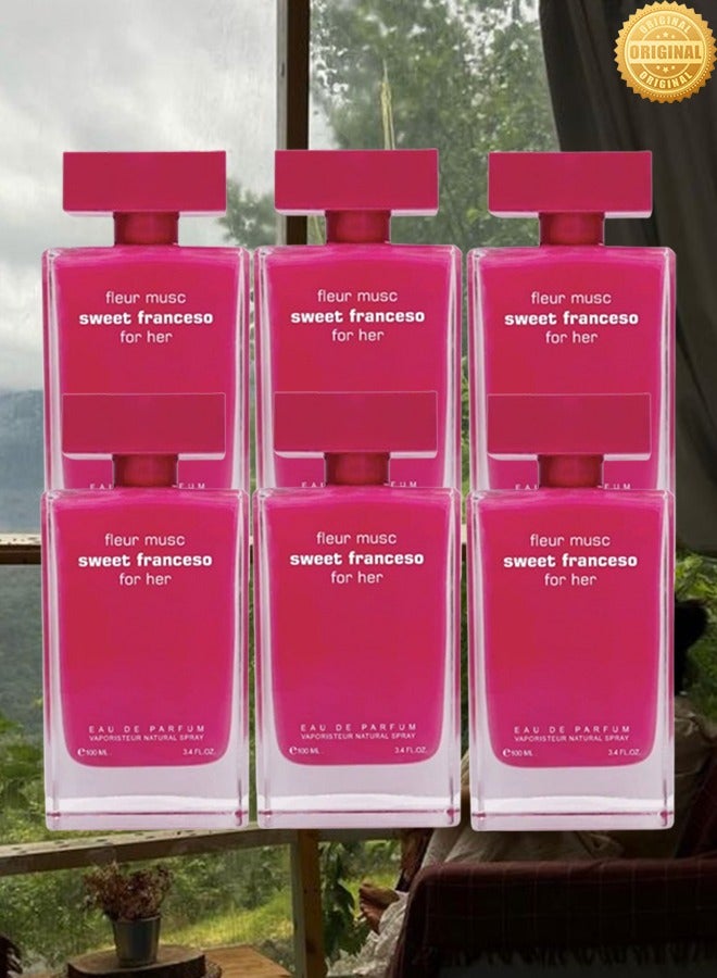 فور هير 6 قطع عطر سويت فرانسيسو فور هر بنك 100 مل - Image 1