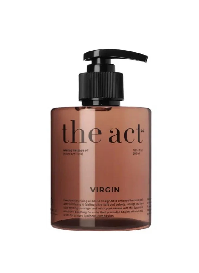 ذا اكت Relaxing massage body oil VIRGIN