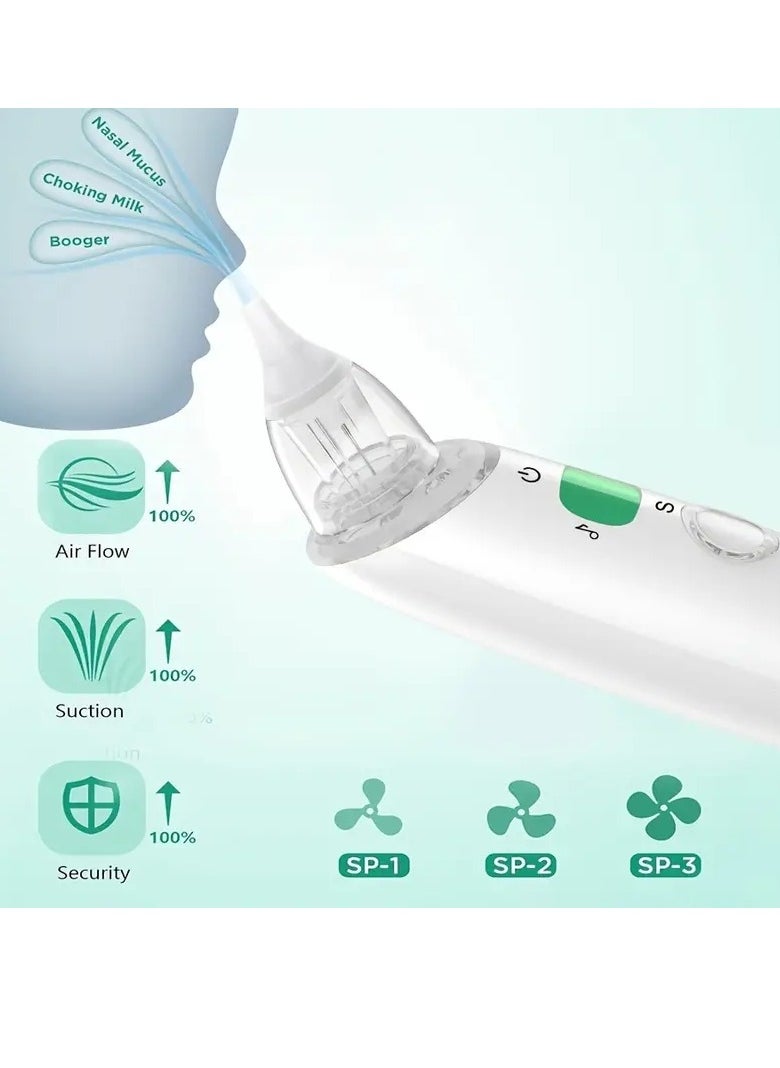 Gonice Nasal Aspirator, Rechargeable Electric Nose Sucker Nose Cleaner, Booger Mucus Sucker  - Image 5