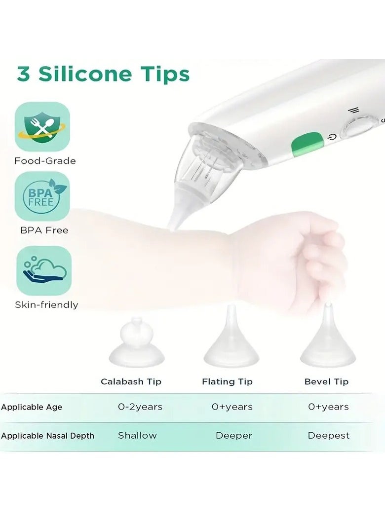 Gonice Nasal Aspirator, Rechargeable Electric Nose Sucker Nose Cleaner, Booger Mucus Sucker  - Image 4