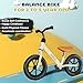 Bobike Toddler Balance Bike Toys for 2 to 5 Year Old Girls Boys Adjustable Seat and Handlebar NoPedal Training Bike Best Gifts for Kids White - Image 4