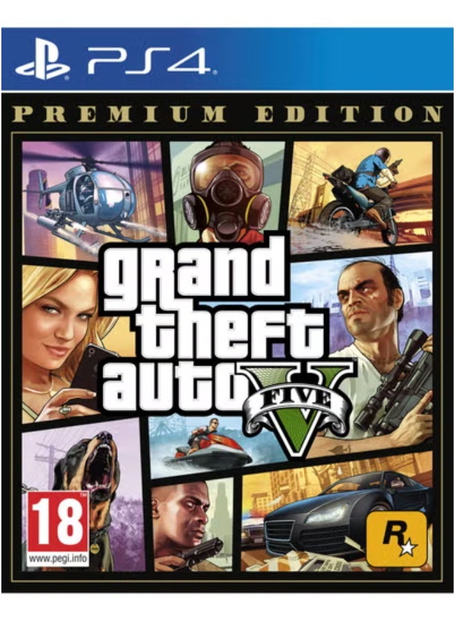 روك ستار جيمز جراند ثفت أوتو V: النسخة المميزة - بلاي ستيشن 4 (PS4) - Image 1