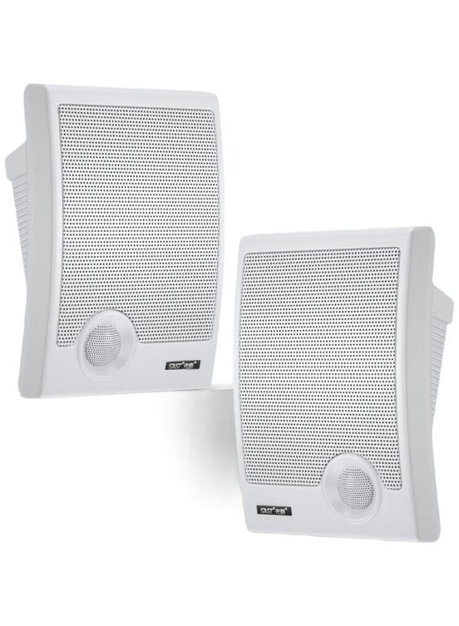 SAST A2 Wall-Mounted Speaker, Speaker, Wall-Mounted Speaker, Background Music Public Address System, Restaurant And Conference Fixed-Pressure Speaker, White - Image 1