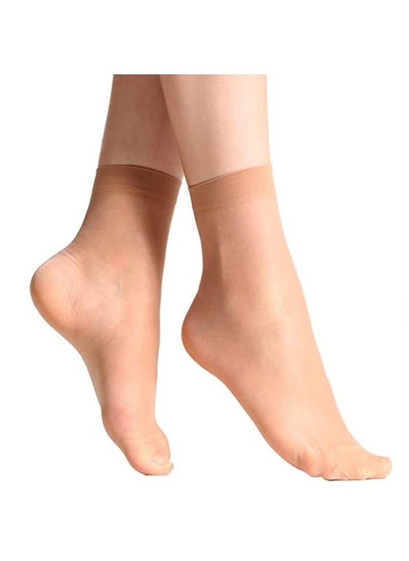 Be-Queen 12 pairs women's ankle high sheer socks - one size - lightweight anklet stockings  - Image 2
