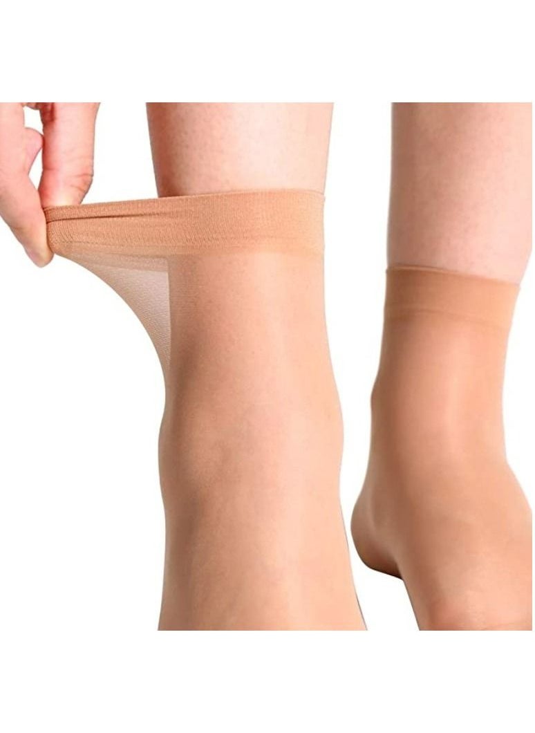 Be-Queen 12 pairs women's ankle high sheer socks - one size - lightweight anklet stockings  - Image 4