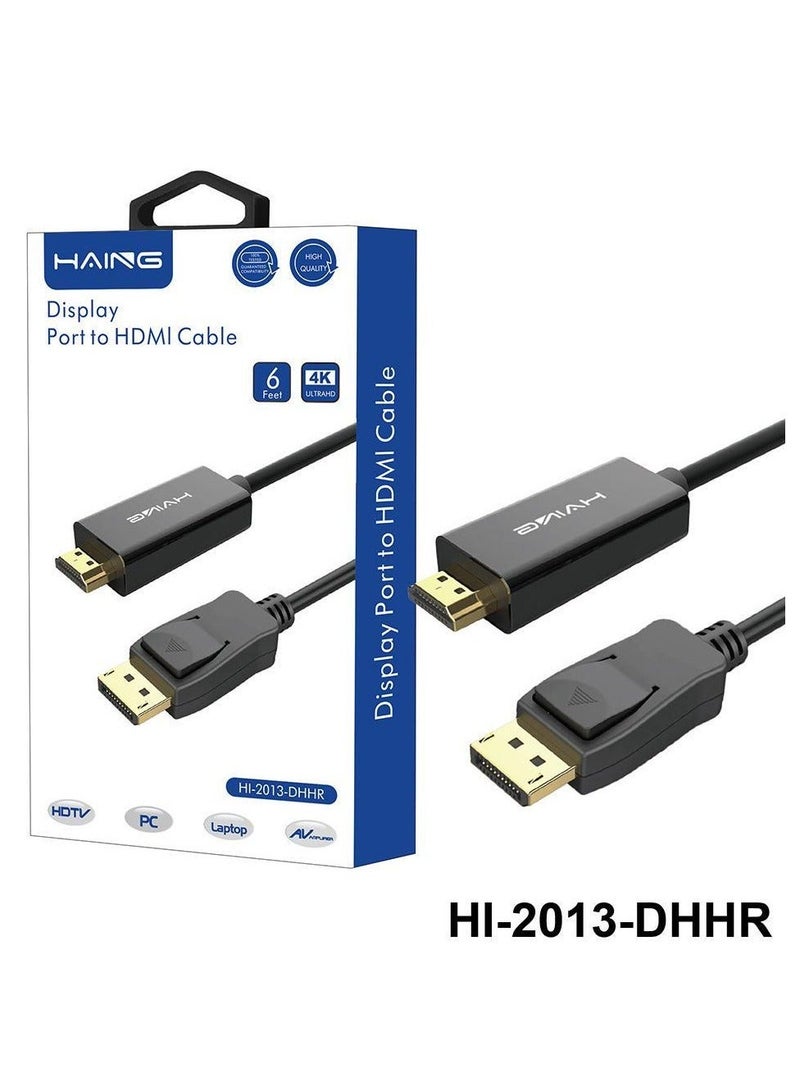 Haing Cable adapter, from DisplayPort to HDMI - Image 1
