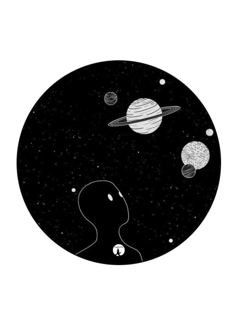 RKN Space Printed Badge Black/White - Image 1