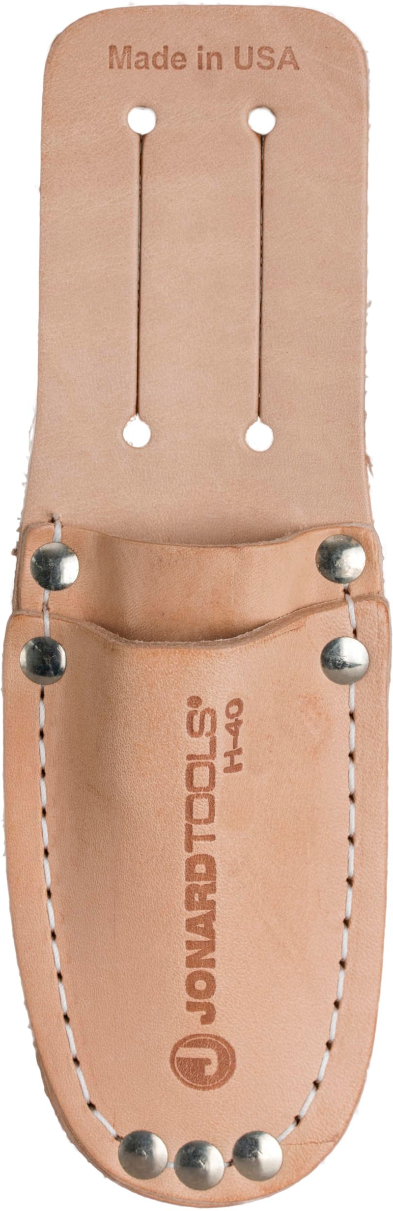 Jonard Tools H-40 Compact Leather Two Pocket Tool Pouch - Image 5