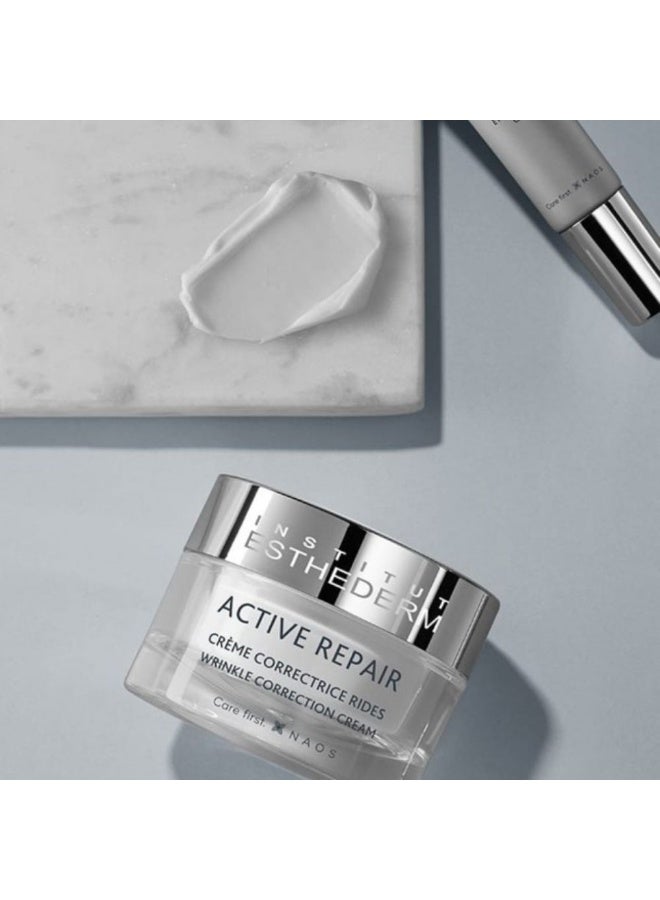 إنستيتوت إستيديرم كريم تصحيح التجاعيد النشط من إنستيتوت إستيديرم للوجه والرقبة 50 مل - Image 3