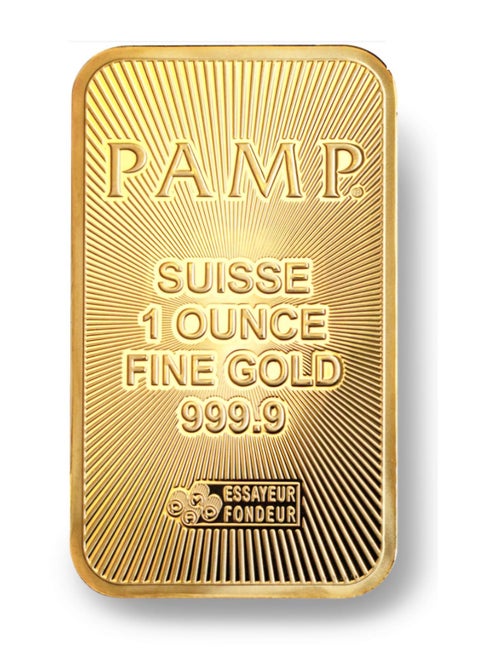 24Carat Swiss Gold Bar -1 Ounce -999.9