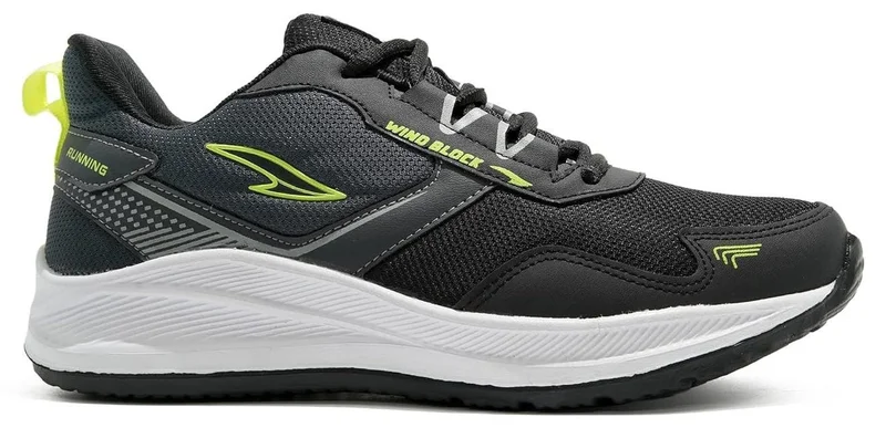 أسيان أحذية رياضية رجالية سوداء وخضراء للأولاد