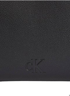 Calvin Klein Jeans Women's Ultralight Double Zip Crossover Bag - Faux Leather, Black  - Image 5