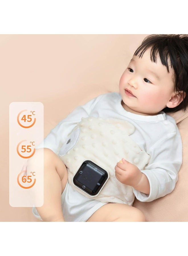 M MIAOYAN Baby Colic and Gas Relief Belt – Infant Thermal Wrap, Baby Heating Pad, Swaddle-style Belly Band for Effective Relief from Gas, Bloating, and Stomach Discomfort.  - Image 4