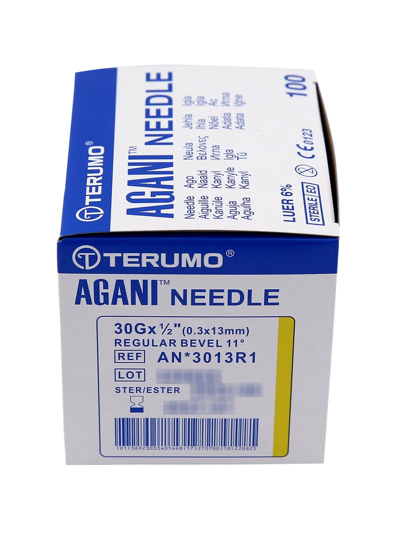 Terumo Agani Needle 30G x 1/2 (0.3 x 16mm) - Image 1
