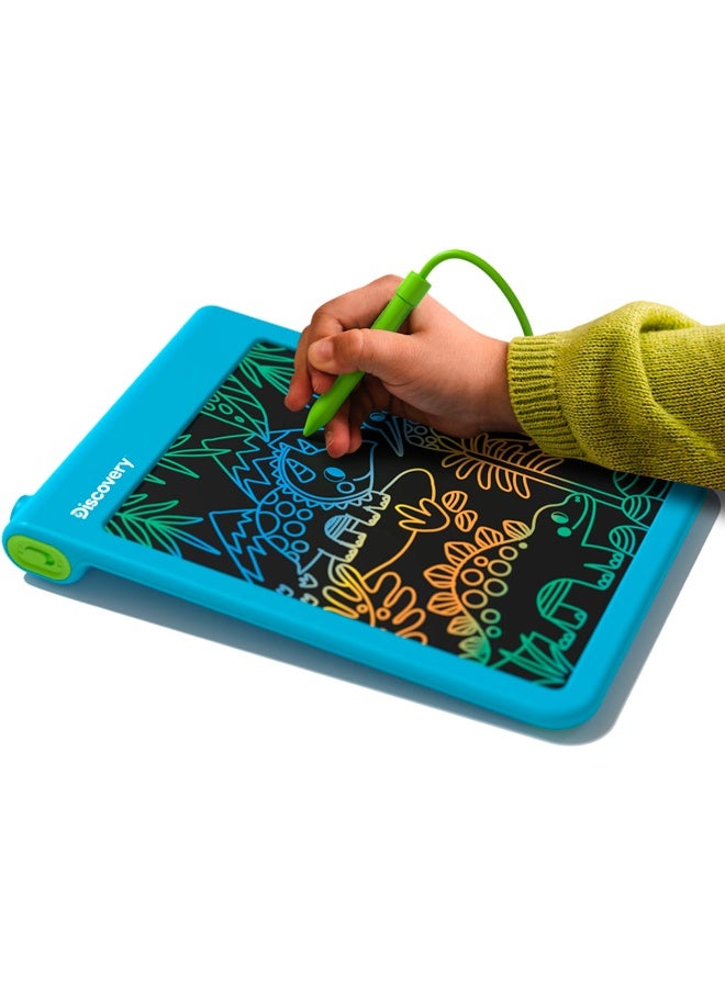 ديسكفري Discovery™ Bright Doodles LCD Art Tablet - Mess-Free Colorful Drawing on Widescreen Display, Includes Tethered Stylus - Image 2