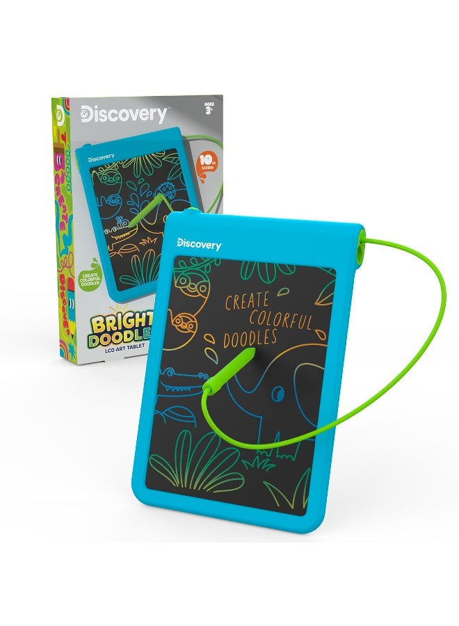 ديسكفري Discovery™ Bright Doodles LCD Art Tablet - Mess-Free Colorful Drawing on Widescreen Display, Includes Tethered Stylus - Image 1