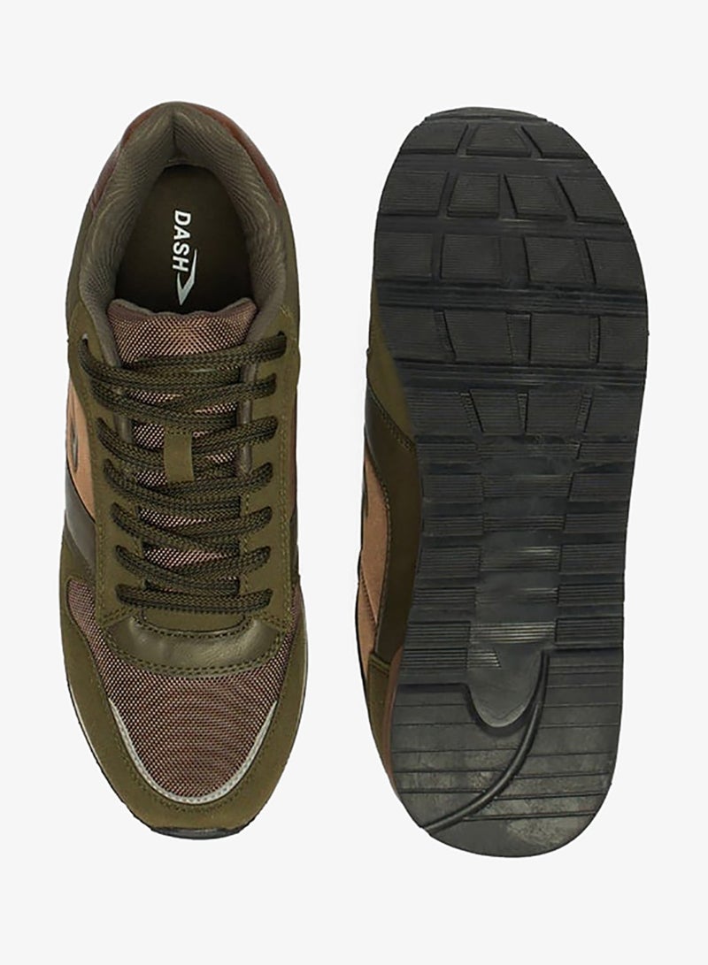 داش حذاء رياضي رجالي بأربطة وتصميم ملون - Image 5