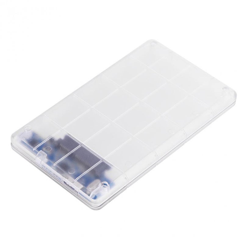 USB3.0 Hard Drive Case SATA HDD SSD Portable High-speed Transmission HDD Enclosure Clear - Image 3