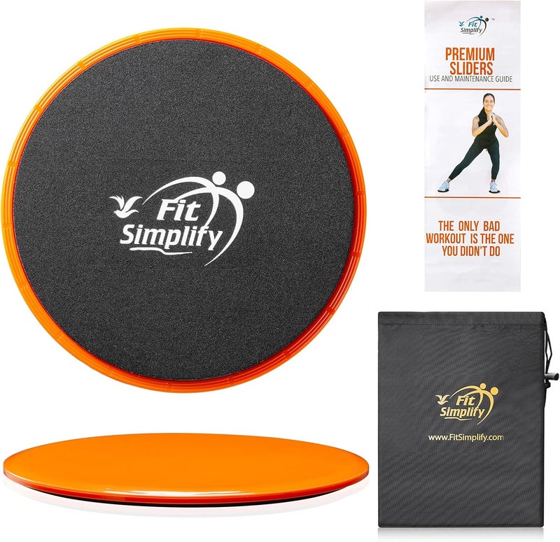 Fit Simplify Core Sliders Abdominal Exerciser with Instruction Guide and Carry Bag - Image 5