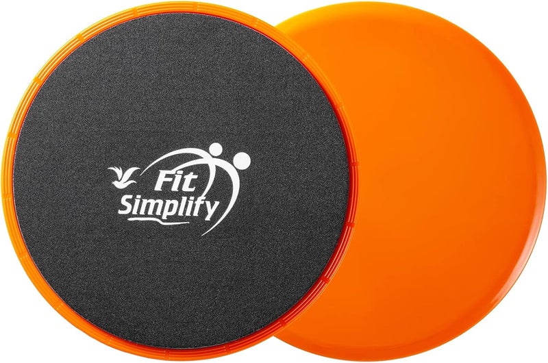 Fit Simplify Core Sliders Abdominal Exerciser with Instruction Guide and Carry Bag - Image 1