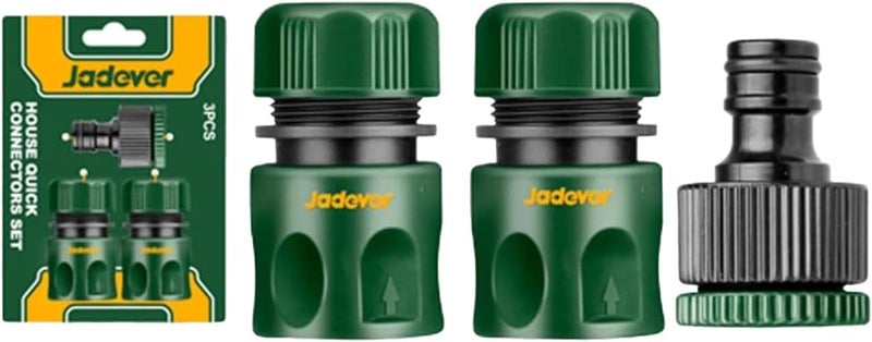 Jadever JDQC2E33 Irrigation Connectors Set for Washing Machine 3-Pieces - Image 1