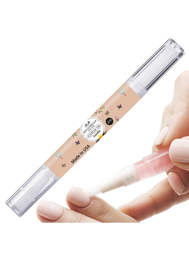 maccibelle 2 Pcs Pure Cuticle & Nail Oil Pen 2Ml Heals Dry Cracked Cuticles. (Vanilla) - Image 2