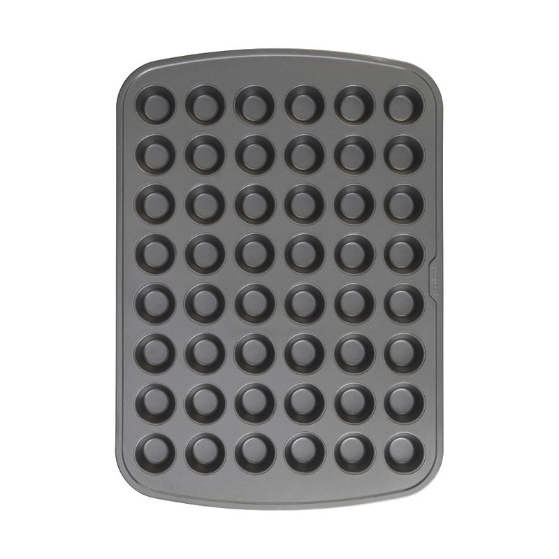 GoodCook Everyday NonStick Steel 48 Cup Mini Muffin Pan  Heavy Duty Small Muffin Pan Bakeware Cupcake Pan Delicious Baked Goods Muffin Tin Tray Dishwasher Safe