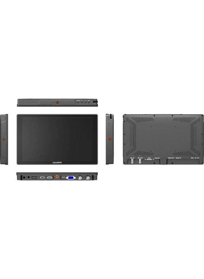 Lilliput مراقب الكاميرا LILLIPUT A11 10.1" 4K مع HDMI 4K ومدخل 3G-SDI ومخرج حلقي بدقة 1920x1200 Full HD - Image 2