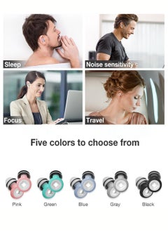 joyzzz Ear Plugs for Sleeping Noise Cancelling, Immersive Silicone Noise Cancelling Earplugs for Sleeping, Studying, Working, Traveling, Swimming (-33dB) (Pink)  - Image 4