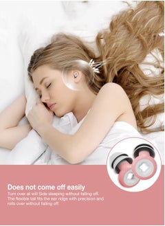 joyzzz Ear Plugs for Sleeping Noise Cancelling, Immersive Silicone Noise Cancelling Earplugs for Sleeping, Studying, Working, Traveling, Swimming (-33dB) (Pink)  - Image 2