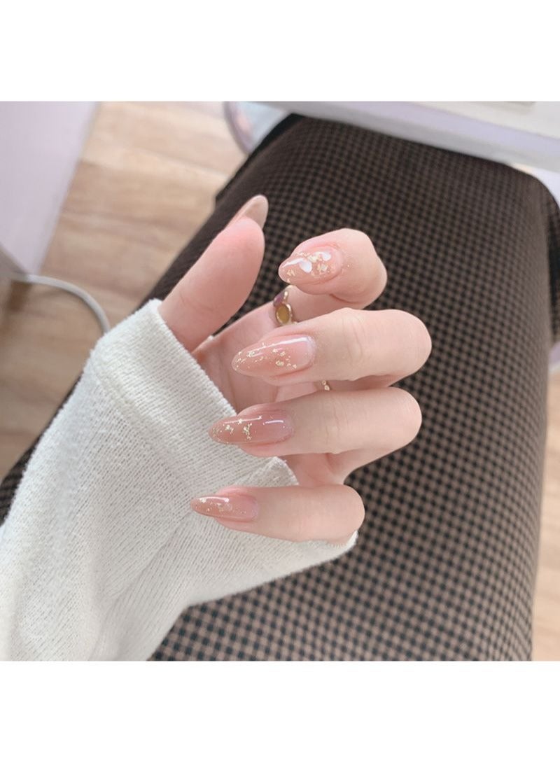 SCHAVO Shell Fragments Mid-length Press on Nails 24Pcs - Image 5