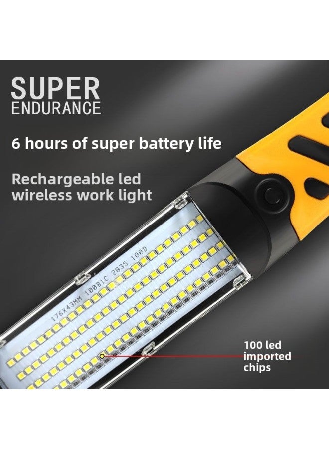 Handheld Charging Work Light Charging Inspection Light Car Work Light With Wire Multifunctional Handheld Car Led Light-Power:100 Beads Charging Single Electrician Light  - Image 4